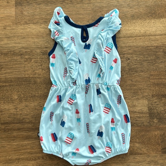 EUC Kyte Baby Bubble Romper in Popsicle size 2T - Picture 5 of 6